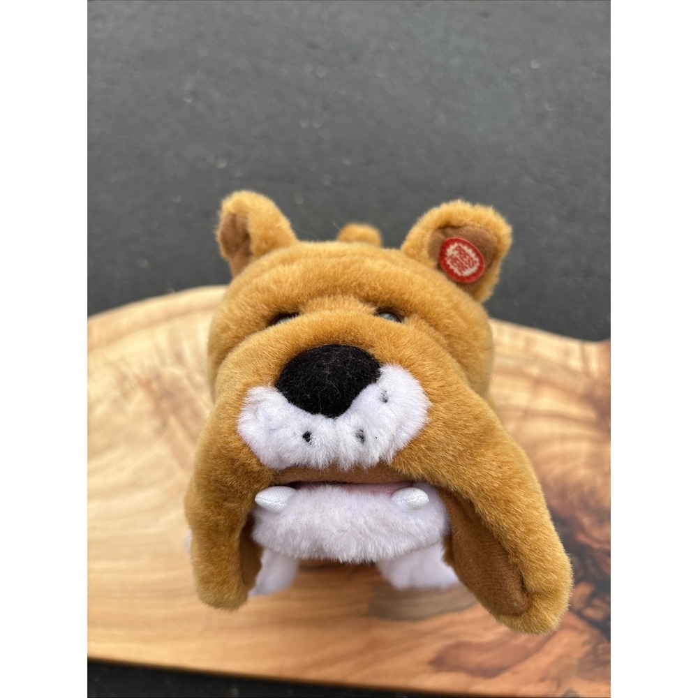 Tekky Toys Luv A Bulldog Squeeze Vintage 2004 Bulldog Plush Animal 10"  Works - Picture 2 of 6